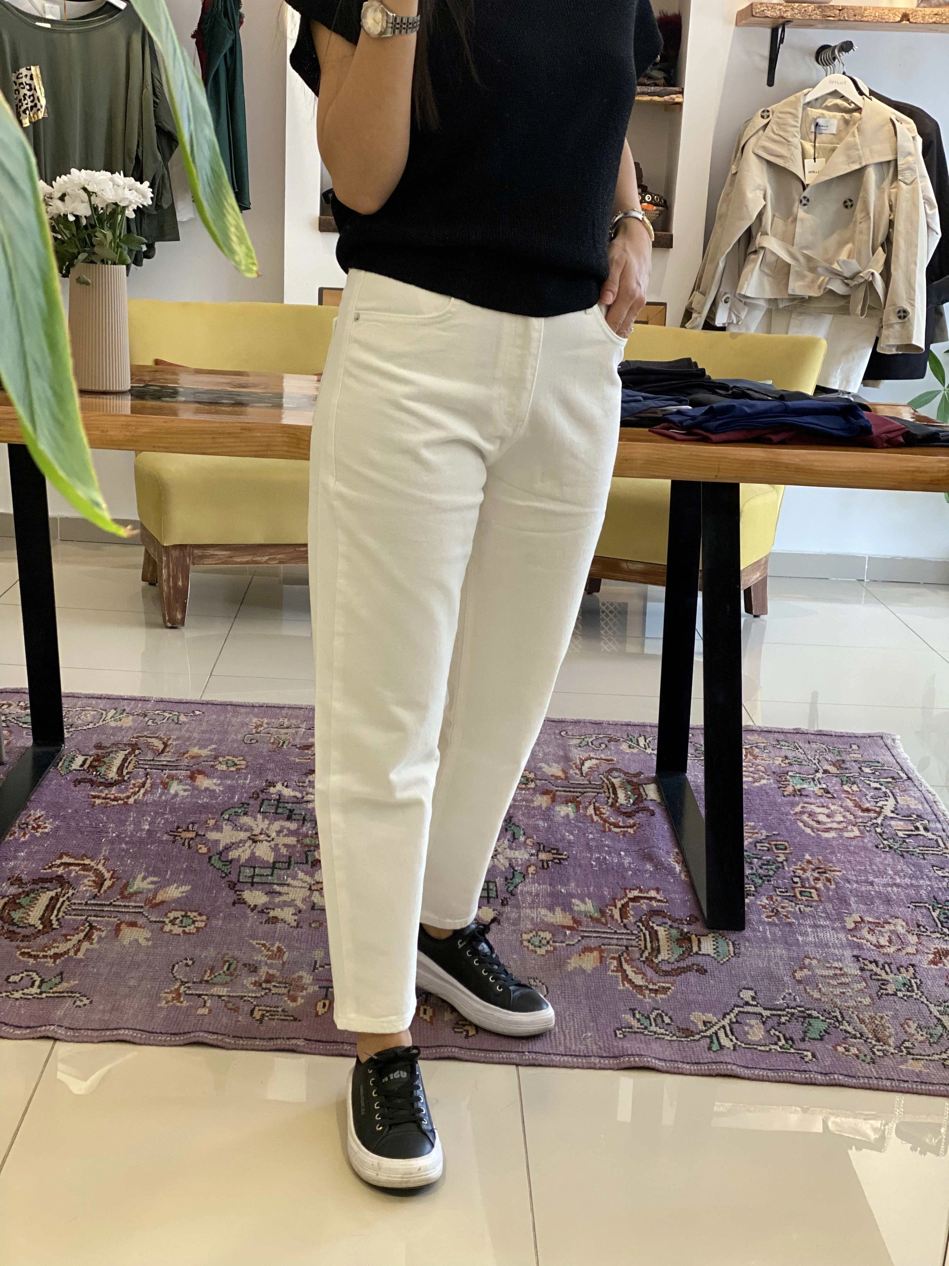 MOM JEAN  EKRU